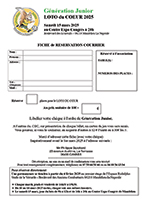Fiche de réservation du Loto 2018